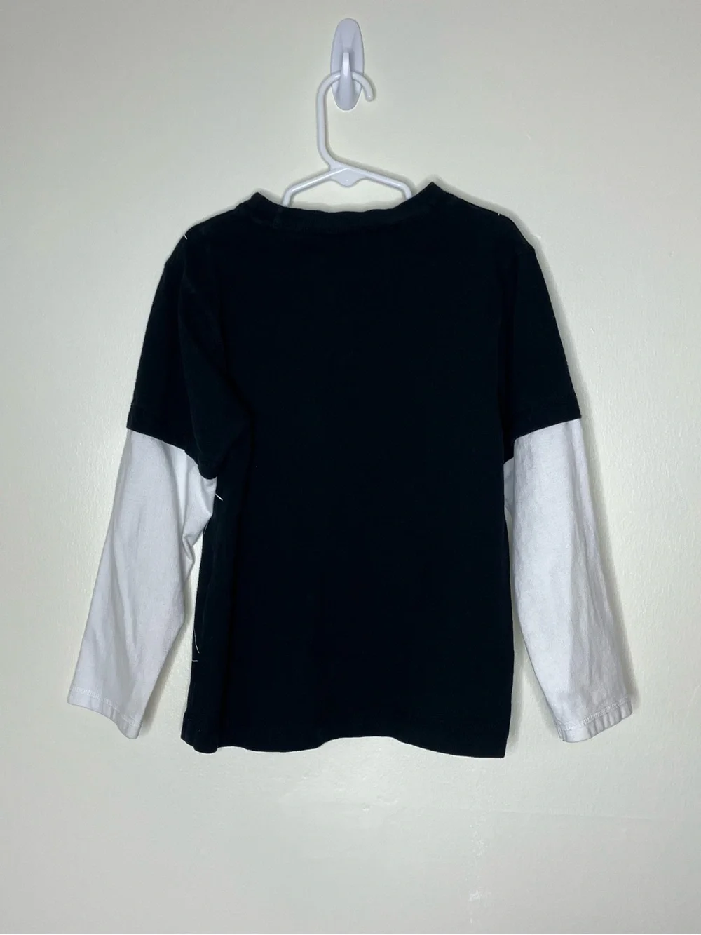 Gymboree boys spooky glow-in-the-dark spider long sleeve shirt 6
